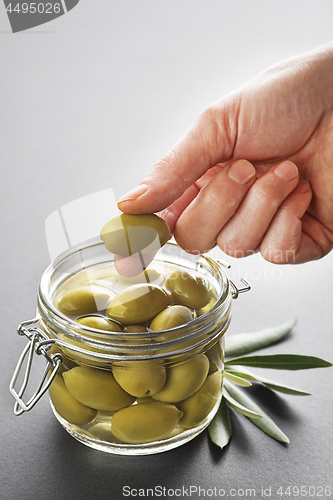 Image of Olives in jar