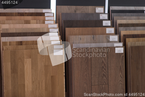 Image of samples of wooden furniture