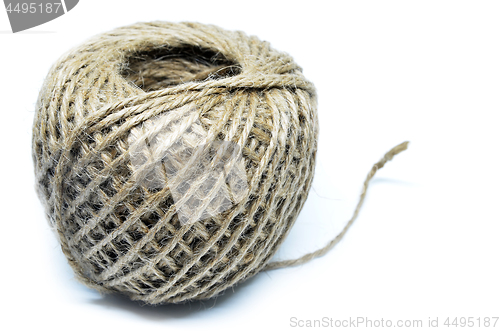 Image of Linen string isolated 