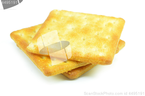 Image of Fresh crackers biscuit isolated