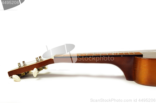 Image of Brown ukulele guitar