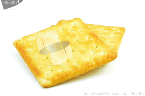 Image of Fresh crackers biscuit isolated
