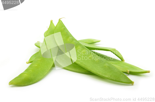 Image of Pile of fresh snap peas