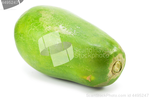 Image of Green papaya isolated