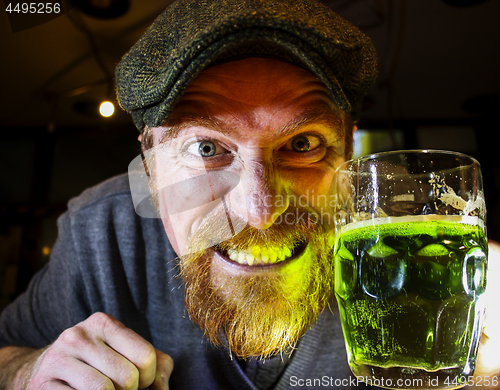 Image of Crazy Irish drinks beer