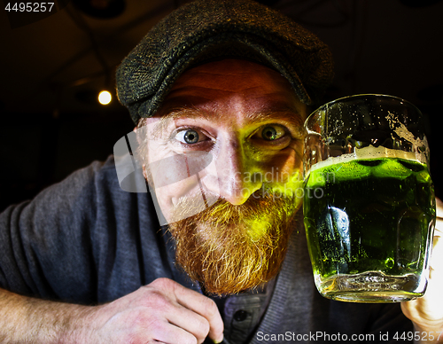 Image of Crazy Irish drinks beer