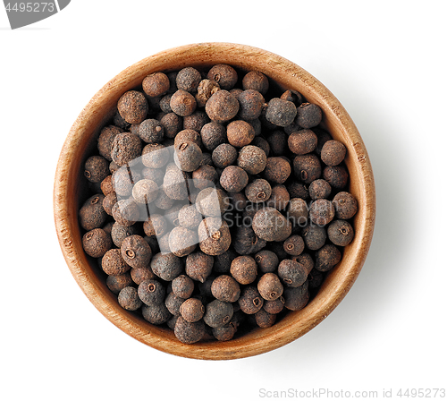 Image of wooden bowl of aromatic pepper