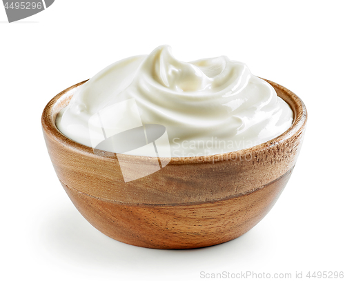 Image of bowl of sour cream or yogurt