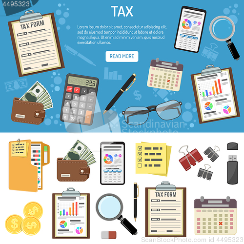 Image of Tax and Business Accounting Infographics