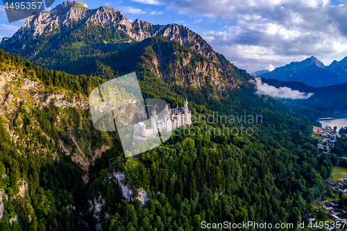 Image of Neuschwanstein Castle Bavarian Alps Germany