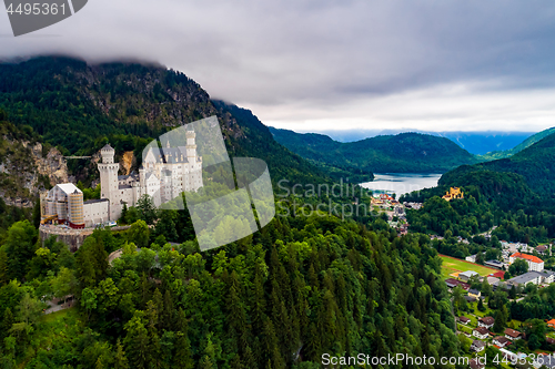 Image of Neuschwanstein Castle Bavarian Alps Germany