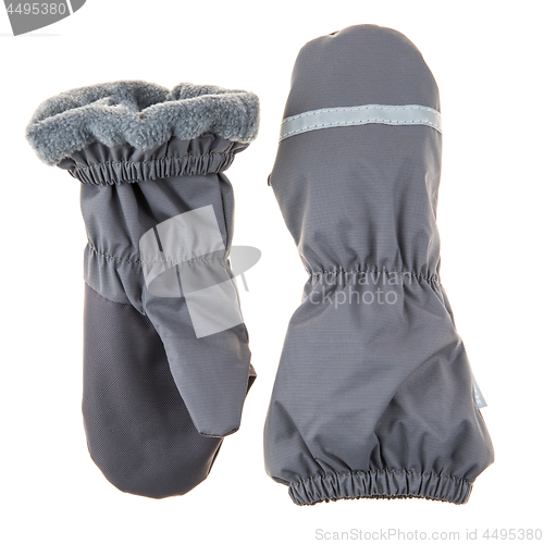 Image of Children\'s autumn-winter mittens