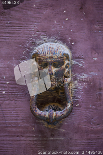 Image of Ancient italian door knocker 