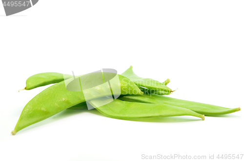 Image of Pile of fresh snap peas