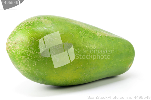 Image of Green papaya isolated