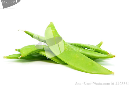 Image of Pile of fresh snap peas