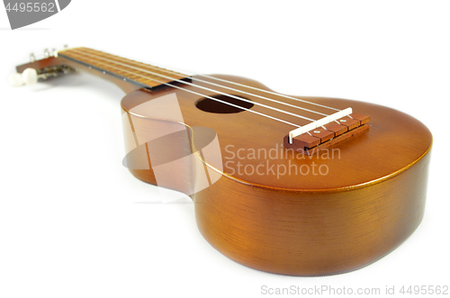 Image of Brown ukulele guitar