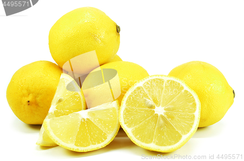 Image of Group of lemon fruits