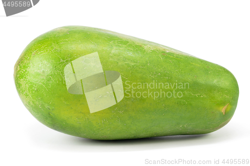 Image of Green papaya isolated 