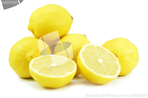 Image of Group of lemon fruits