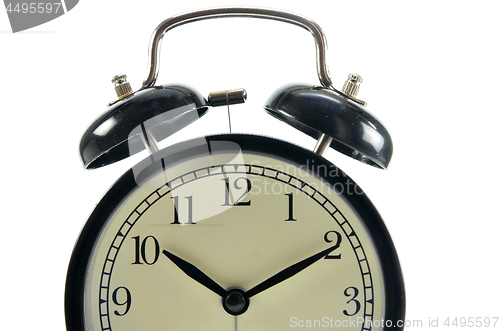 Image of Black colored alarm clock