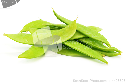 Image of Pile of fresh snap peas