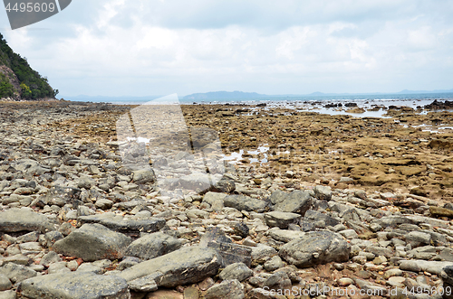 Image of Landscape of rocky beach