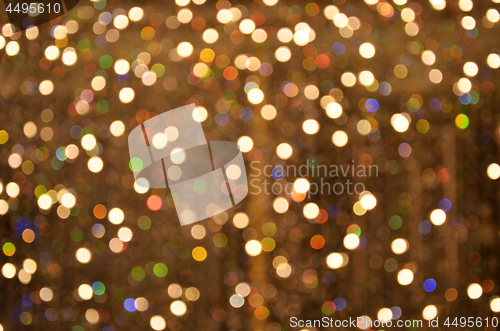 Image of Bokeh of festive lights