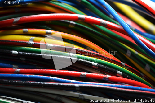 Image of Bunch of electric wires