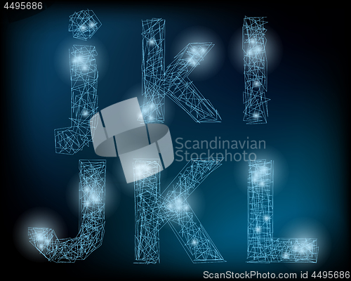 Image of Neuron Letters and Numbers