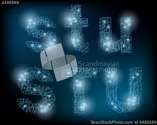 Image of Neuron Letters and Numbers