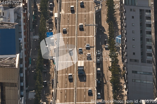 Image of Cars on a Japanese expressway