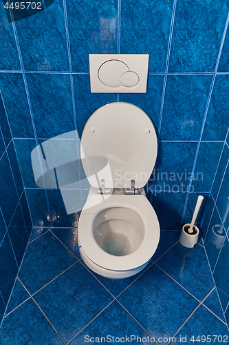 Image of Toilet seat open