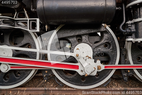 Image of Steam Locomotive Closeup