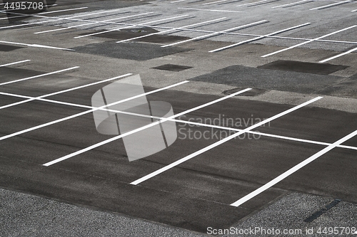 Image of Empty parking places