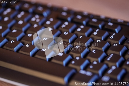 Image of Black Keyboard Detail