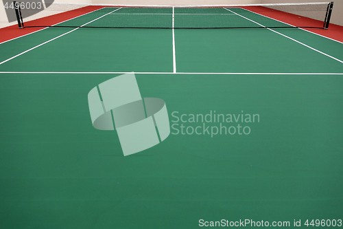 Image of Tennis courts view outdoors