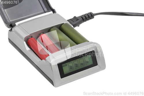 Image of AA AAA Smart Battery charger on white background