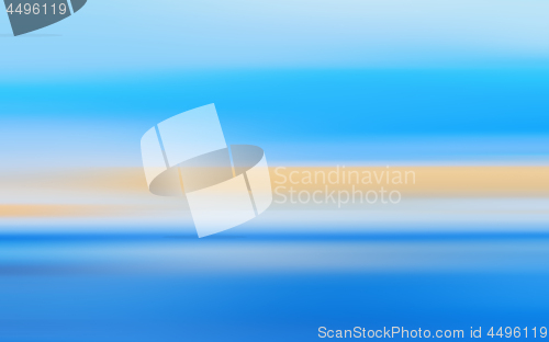 Image of Abstract Motion Blurred Summer Seascape Background