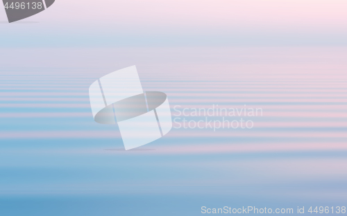 Image of Smooth Light Motion Blurred Seascape Background