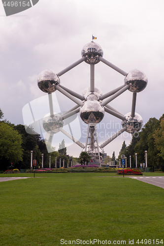 Image of photo of atomium building in Brussels