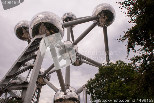 Image of photo of atomium building in Brussels