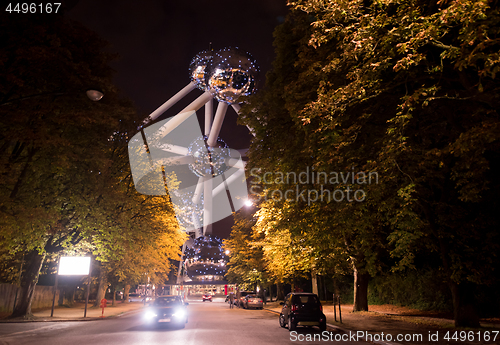 Image of Atomium building in Brussels