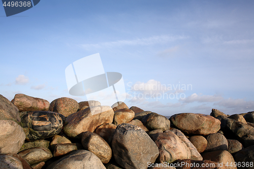 Image of Stones at the Øresund at Kronborg Castle