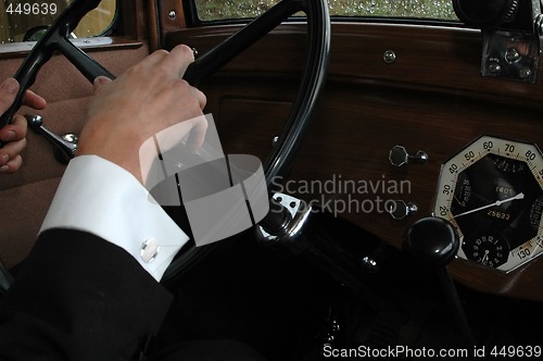 Image of Driving an old car