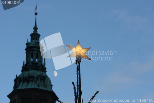 Image of Kronborg Castle at christmas