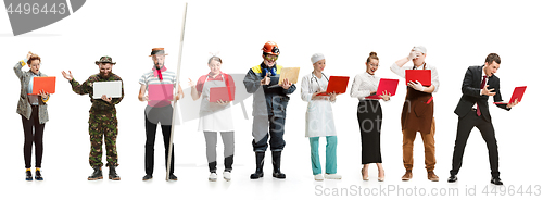 Image of Montage about different professions