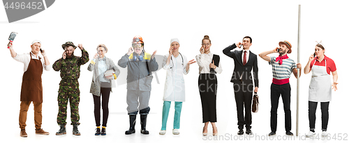 Image of Montage about different professions