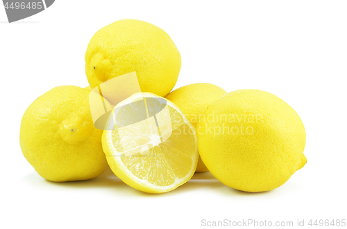 Image of Group of lemon fruits