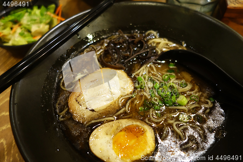 Image of Traditional Japanese soup ramen